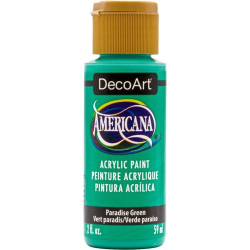 DecoArt Americana Acrylic Paint 2oz-Paradise Green