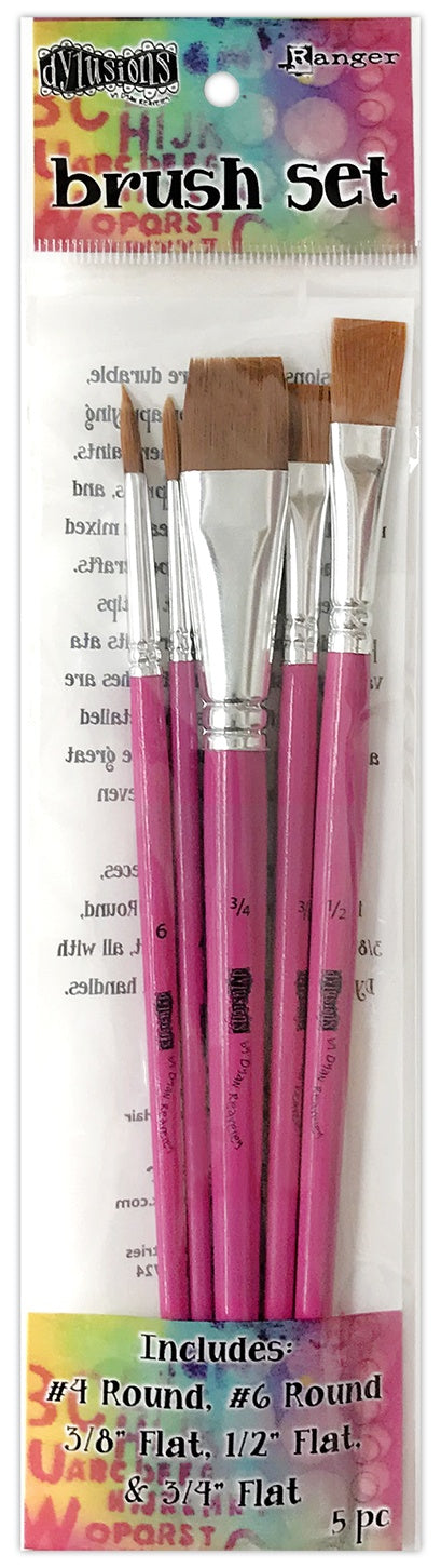 Dyan Reaveley's Dylusions Brush Set-5/Pkg