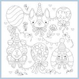 So Many Cute Animals! Sweet & Whimsical Scenes to Color