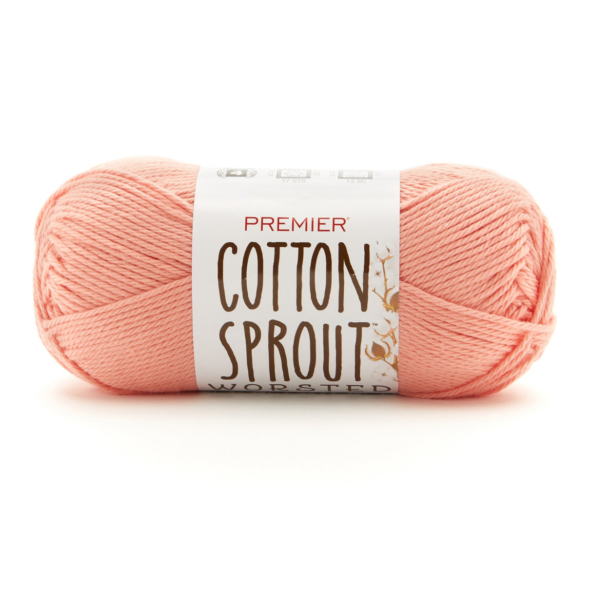 Premier Cotton Sprout Worsted Yarn-Peach
