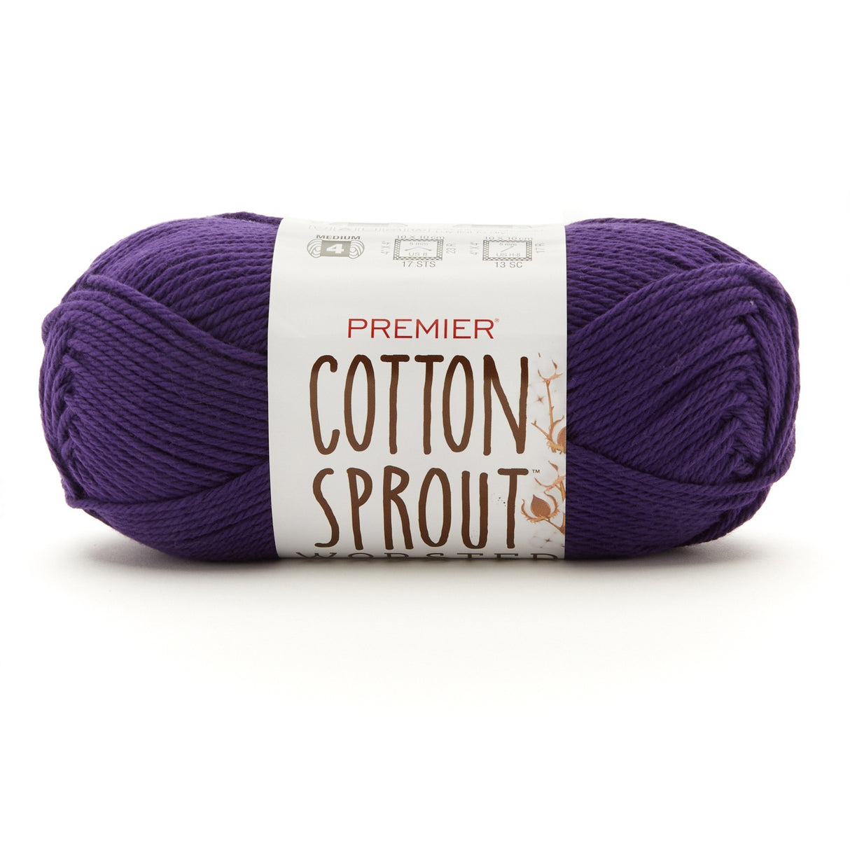 Premier Cotton Sprout Worsted Yarn-Purple