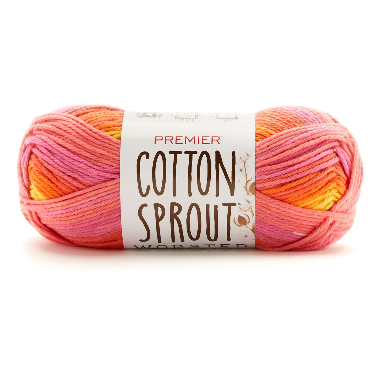 Premier Cotton Sprout Worsted Multi Yarn-Fruit Punch