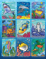 Sharks and Ocean Creatures Coloring Book