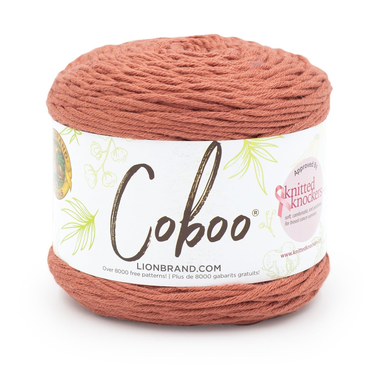Lion Brand Coboo Yarn-Russet
