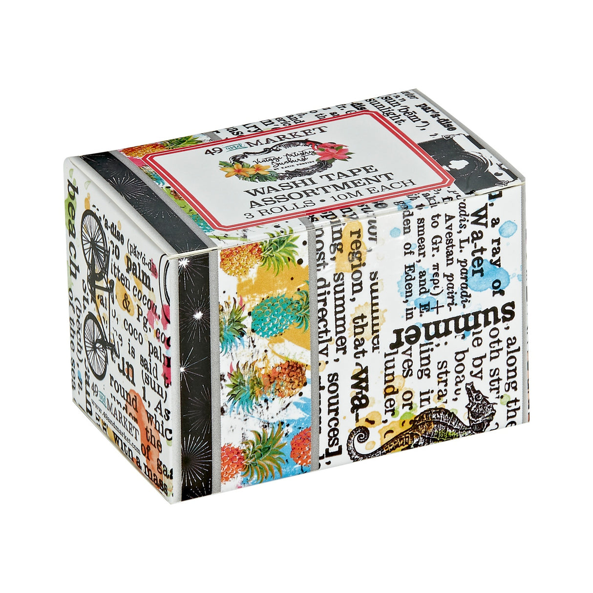 49 And Market Washi Tape Set 3/Pkg-Vintage Aristry Sunburst