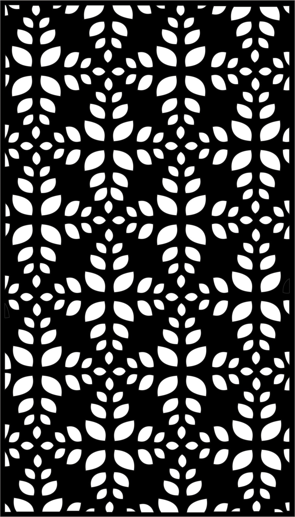 Little Birdie Reusable Stencil 4"X7"-Leaf Lattice