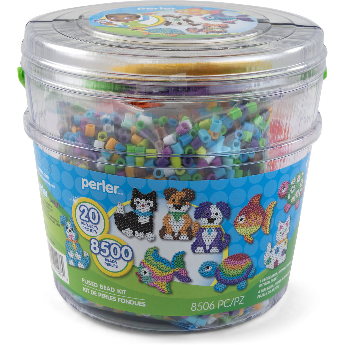 Perler Fused Bead Bucket Kit-Pets