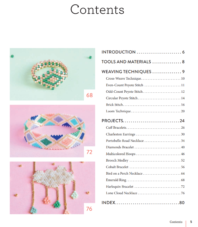 Brick Stitch, Peyote, and Other Bead-Weaving Technique Book
