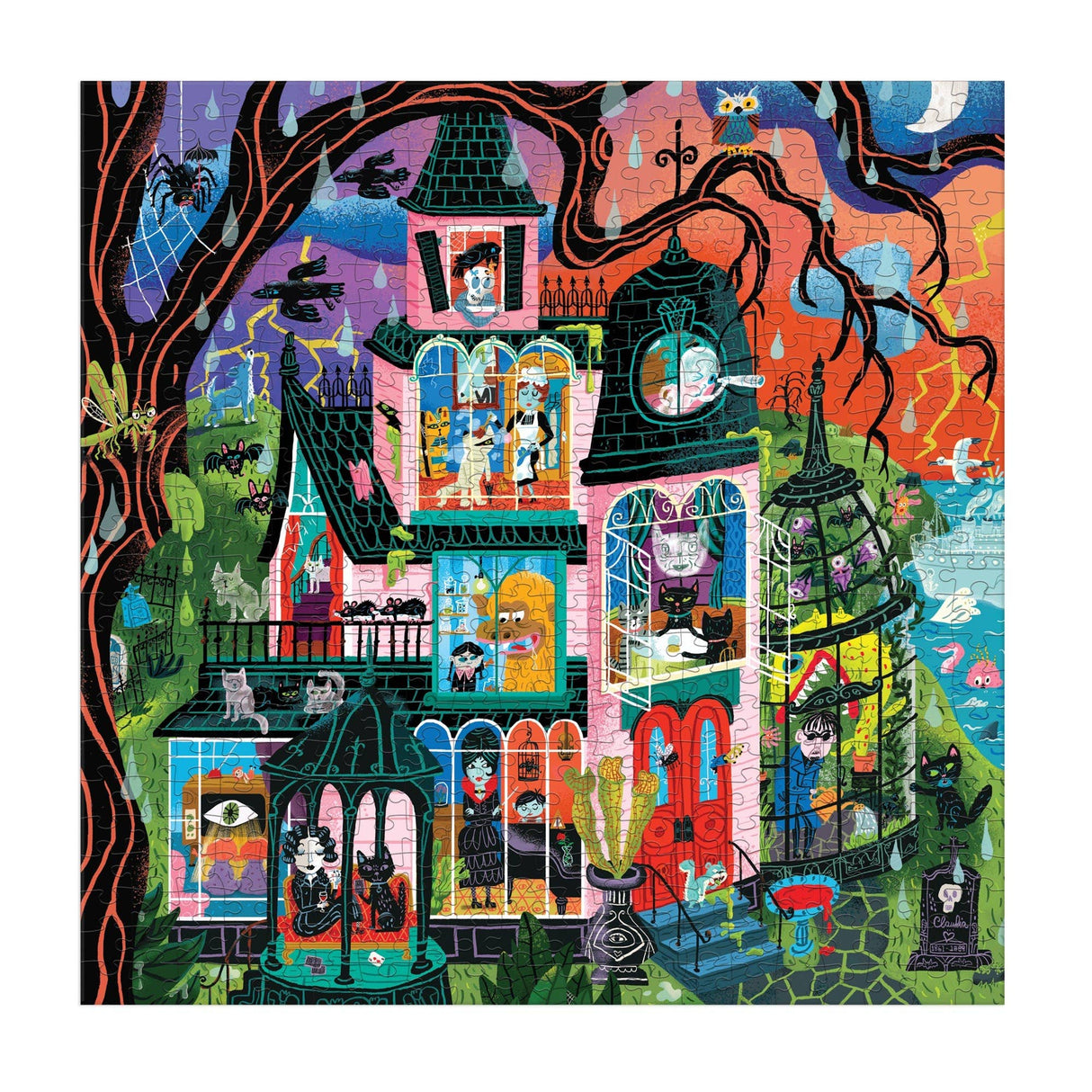 Monster Mansion 500 Piece Family Puzzle
