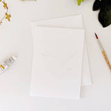 Backyard birds Emily Lex paintable notecards