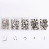 Silver Essential Earring Findings Kit, 575pcs