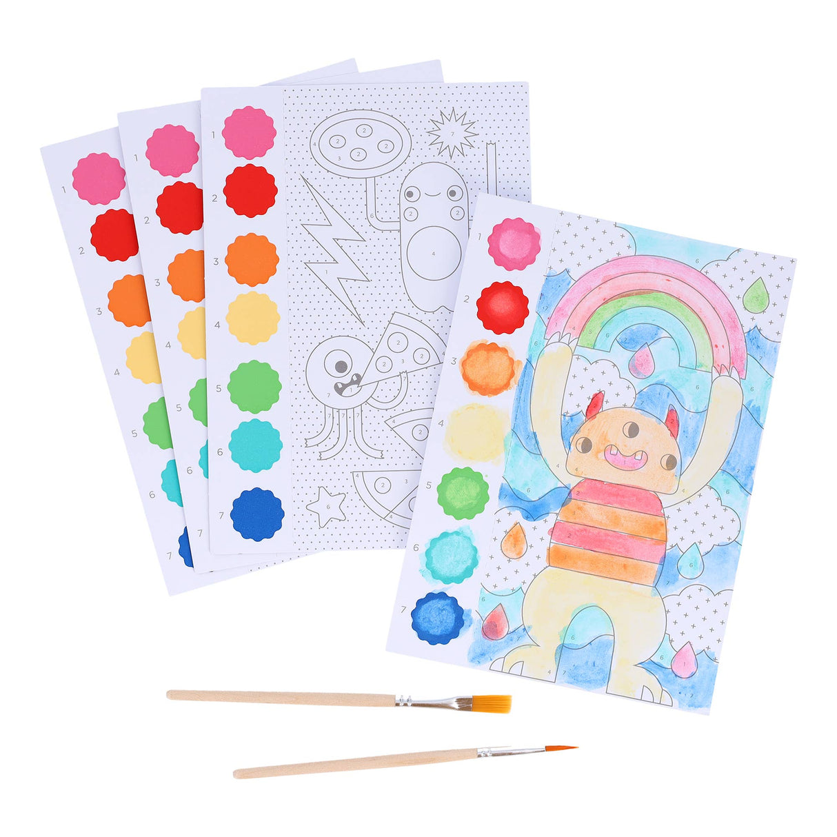 Paint by Numbers: Monsters