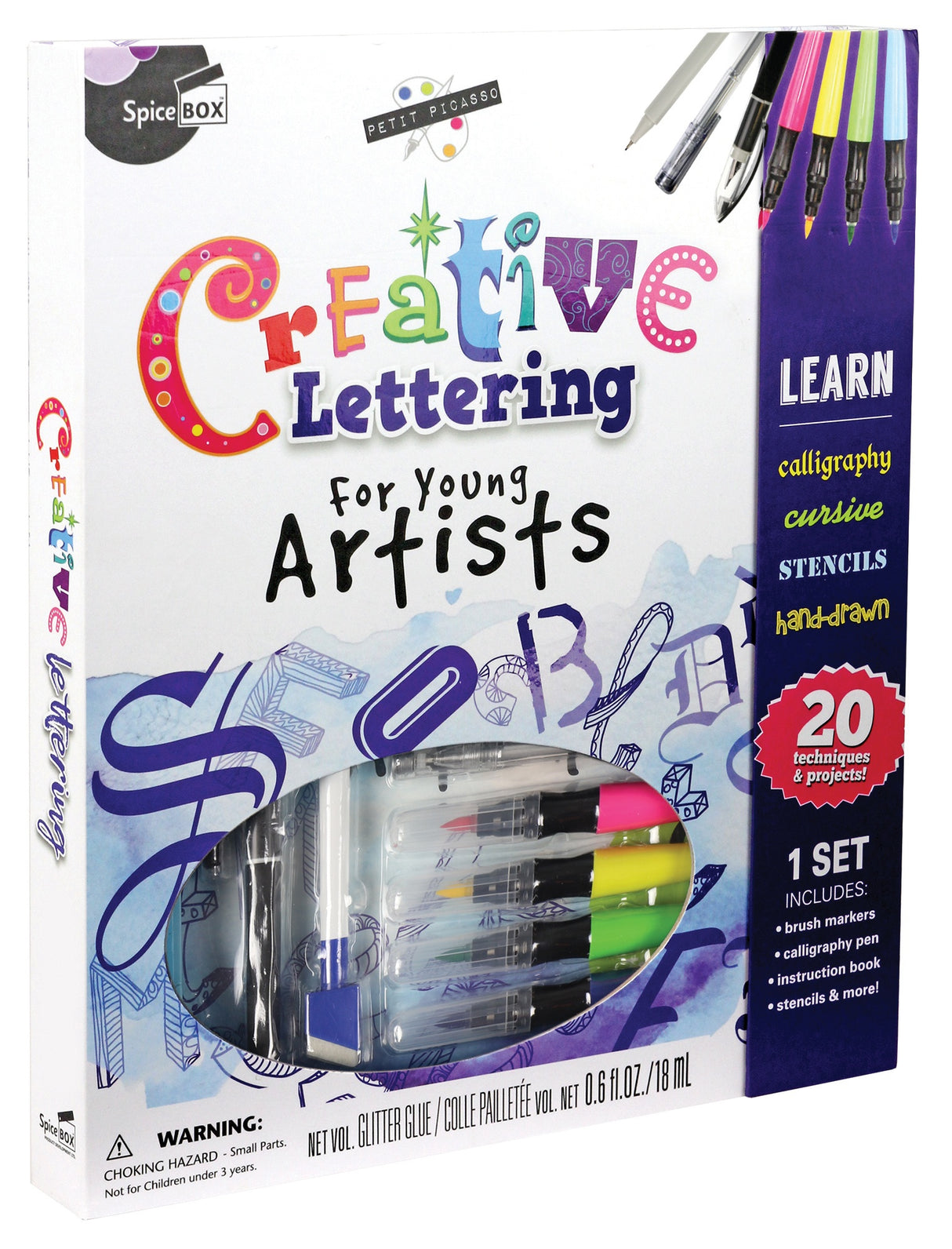 SpiceBox Petit Picasso Creative Lettering Kit-
