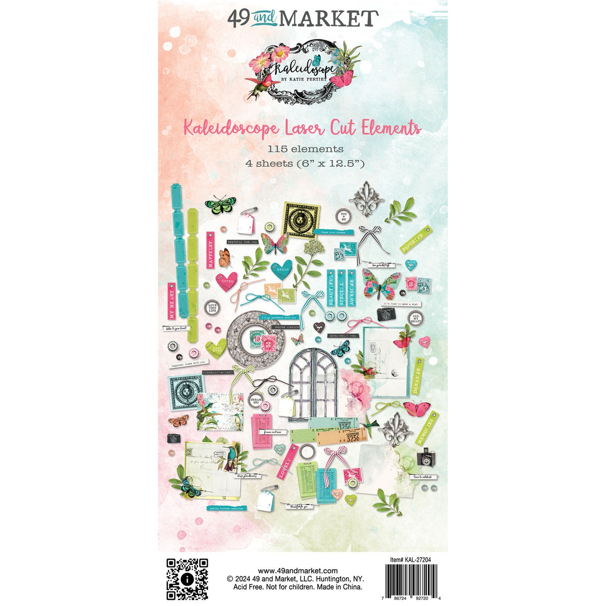49 And Market Laser Cut Outs-Elements, Kaleidoscope