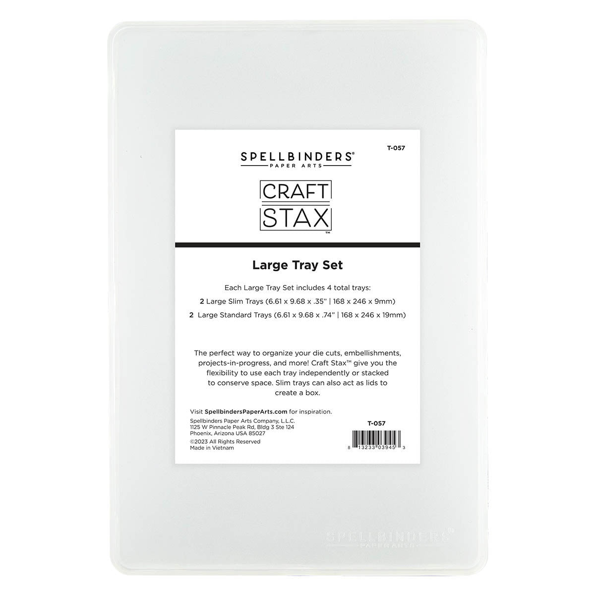 Spellbinders Craft Stax Tray Set-Large