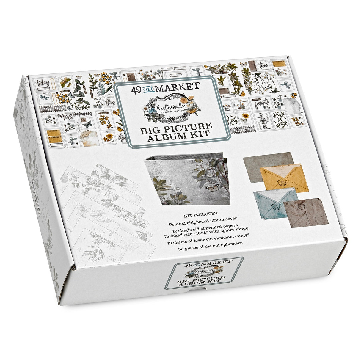 49 And Market Big Picture Album Kit-Krafty Garden