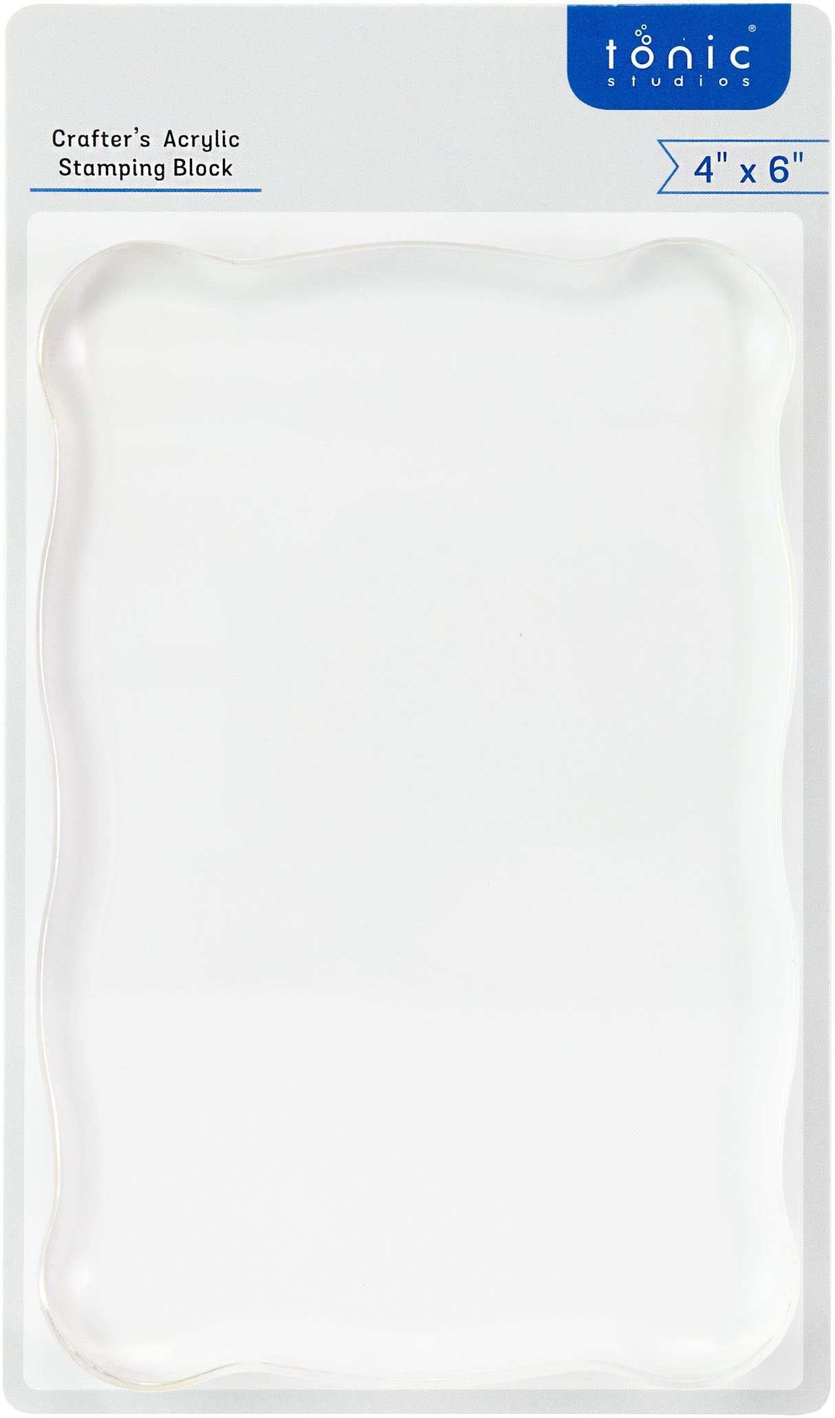 Tonic Studios Acrylic Stamping Block-4"X6"