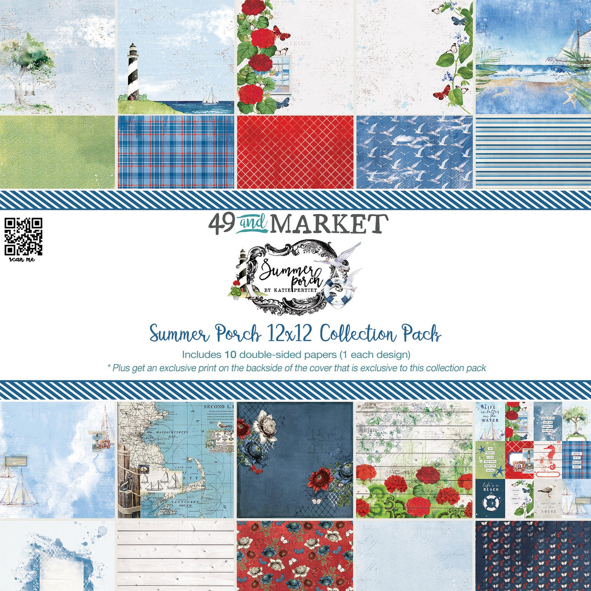 49 & Market Collection Pack 12"X12"-Summer Porch