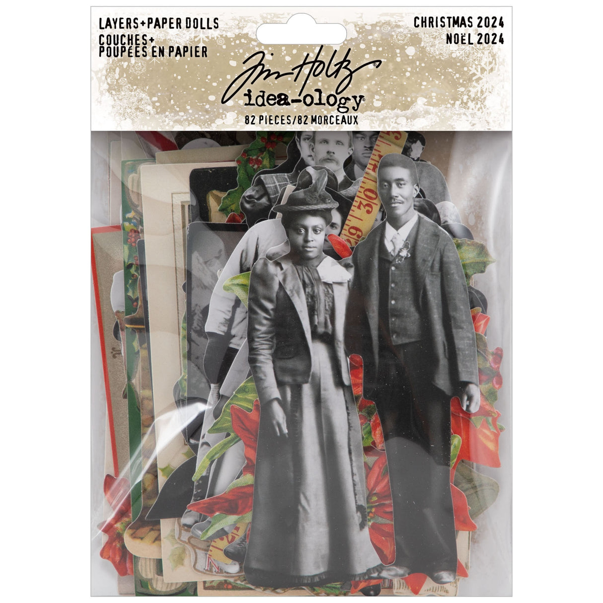 Tim Holtz Idea-ology-Layers + Paper Dolls , Christmas 2024