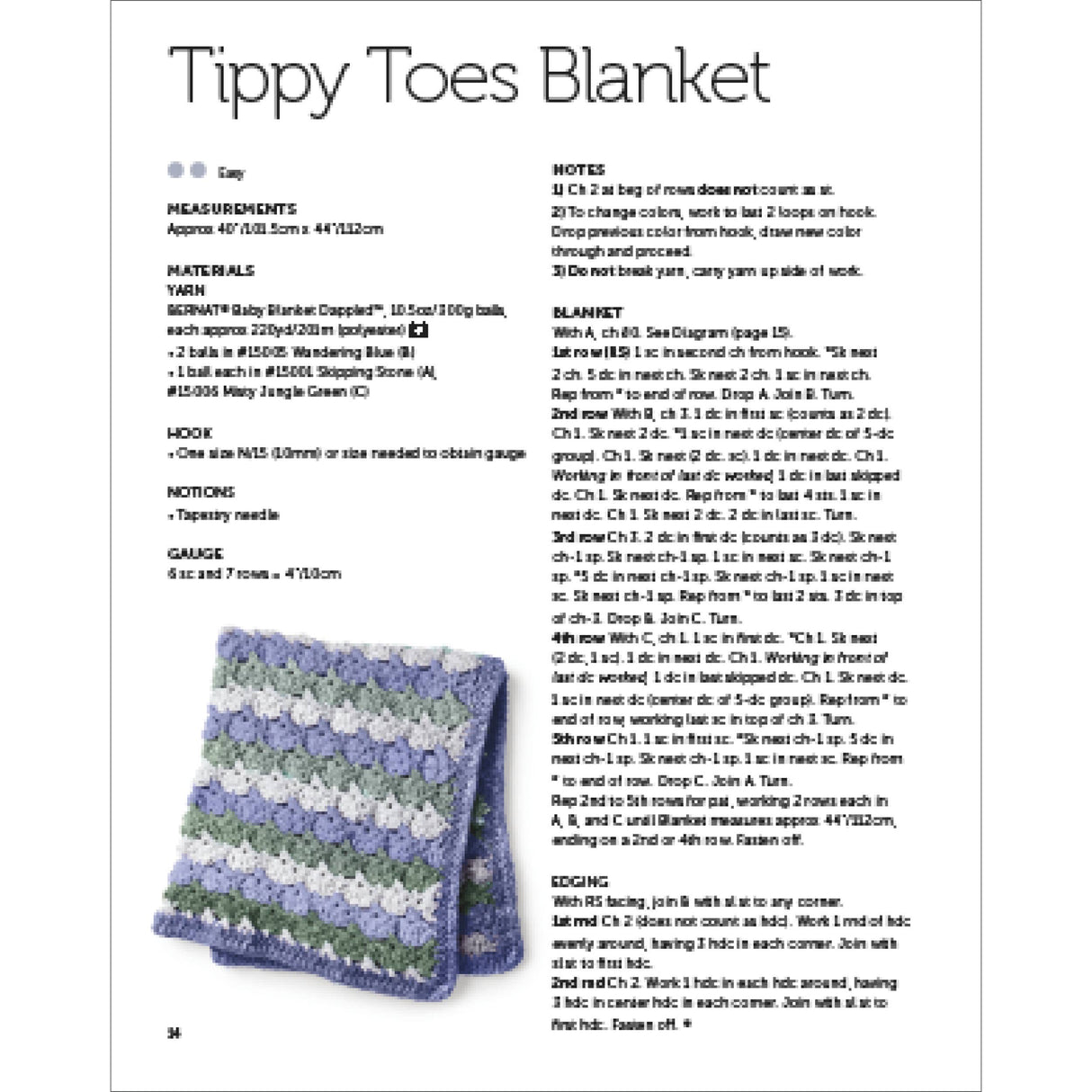 25 Simple & Cozy Crochet Baby Blankets