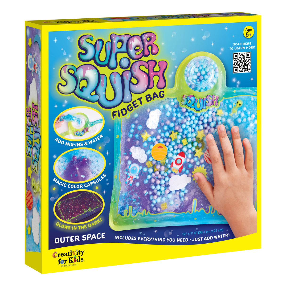 Creativity for Kids Super Squish Fidget Bag Kit-Outer Space