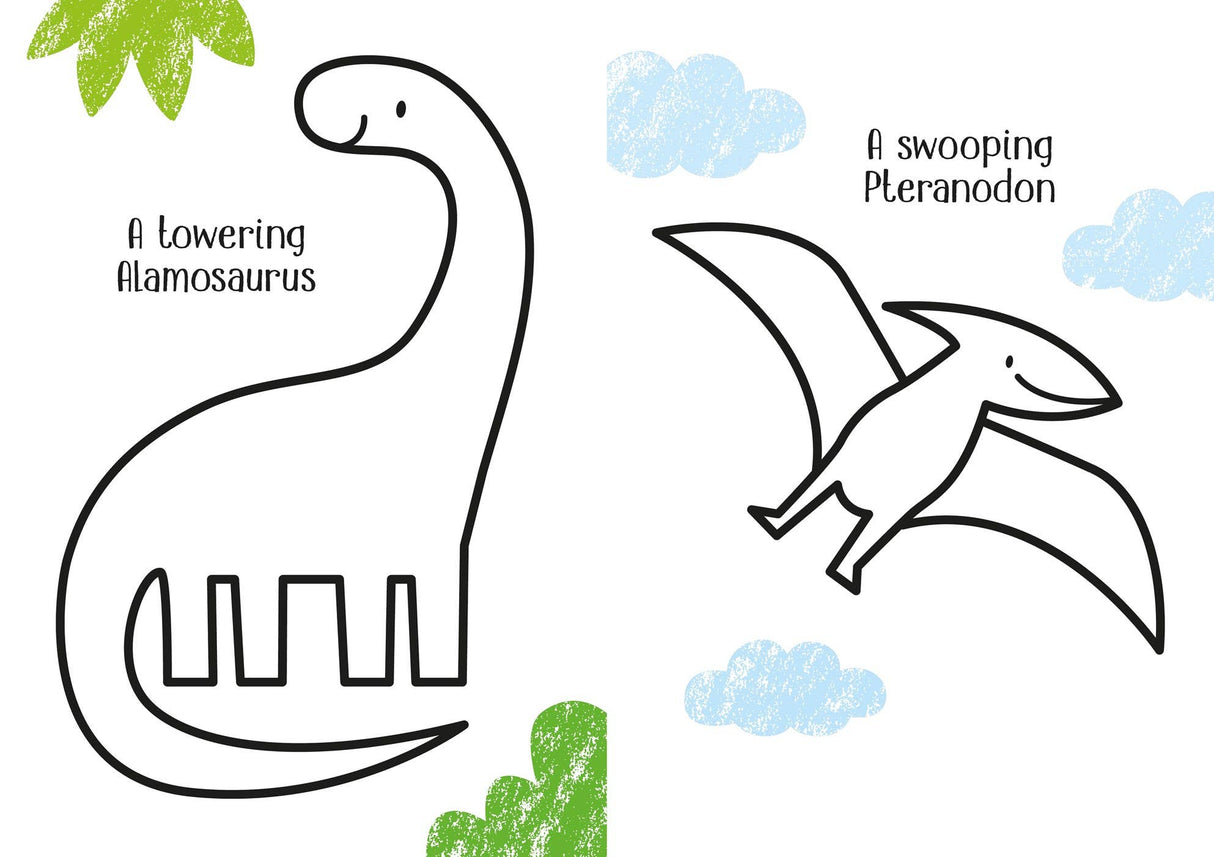 Little Coloring Dinosaurs: Usborne