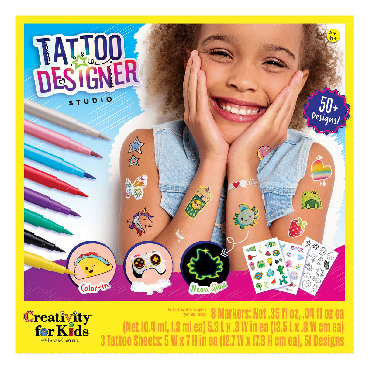 Creativity For Kids Designer Studio-Tattoo
