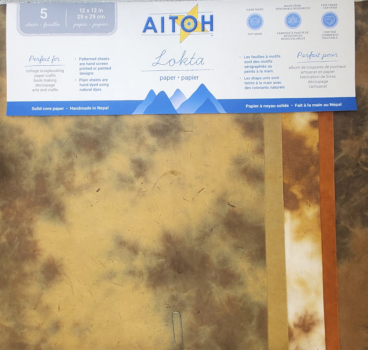 Aitoh Lotka Paper Pack 8.5"X11" 5/Pkg-Pintos