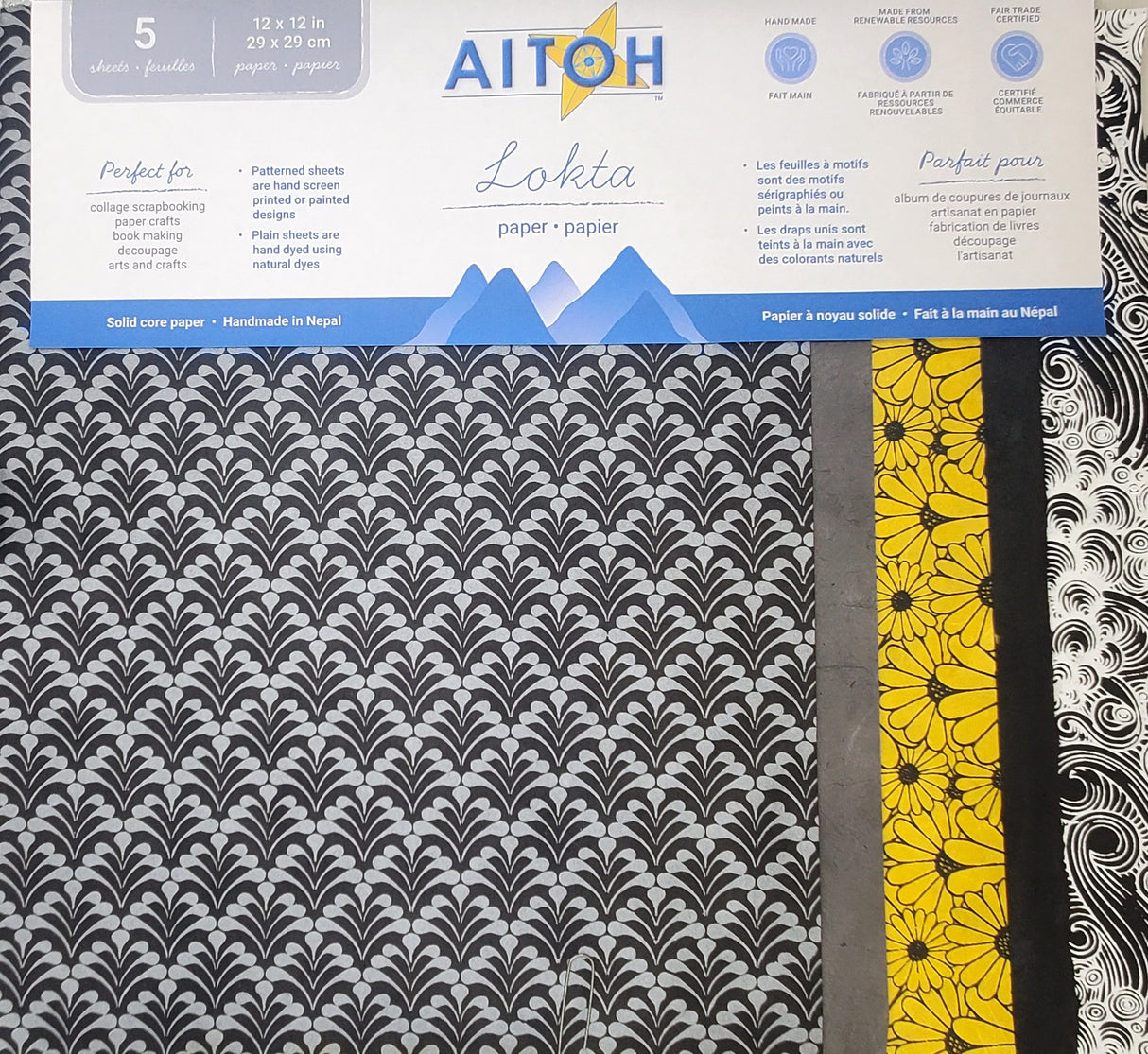 Aitoh Lotka Paper Pack 8.5"X11" 5/Pkg-Baroque
