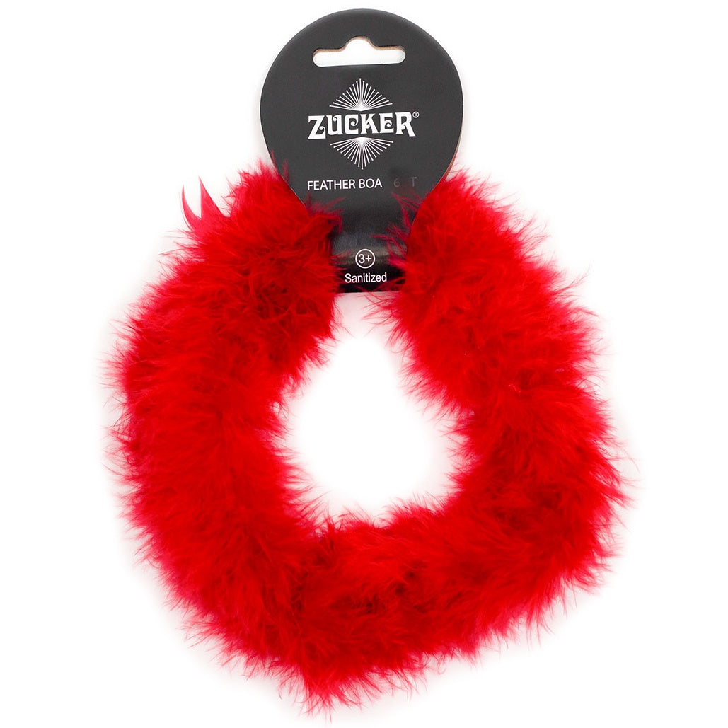 Zucker Marabou Craft Boa 1yd-Red