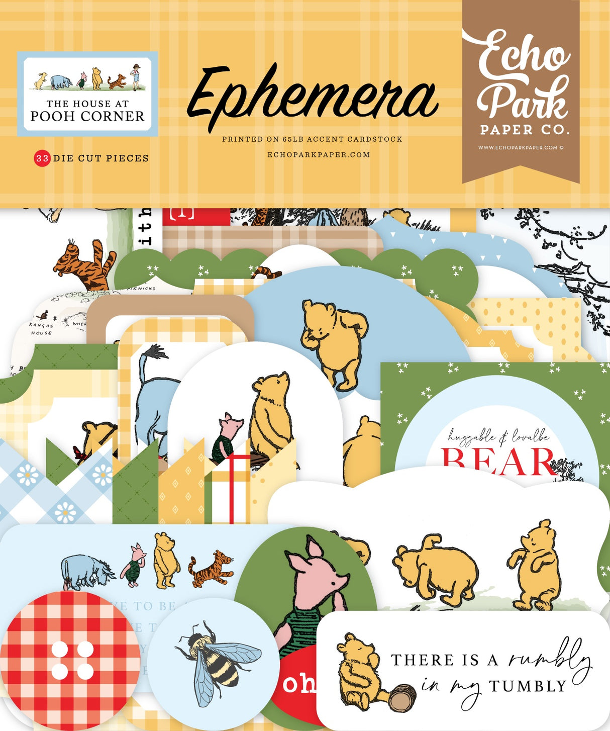 Echo Park Ephemera-Icons, The House At Pooh Corner
