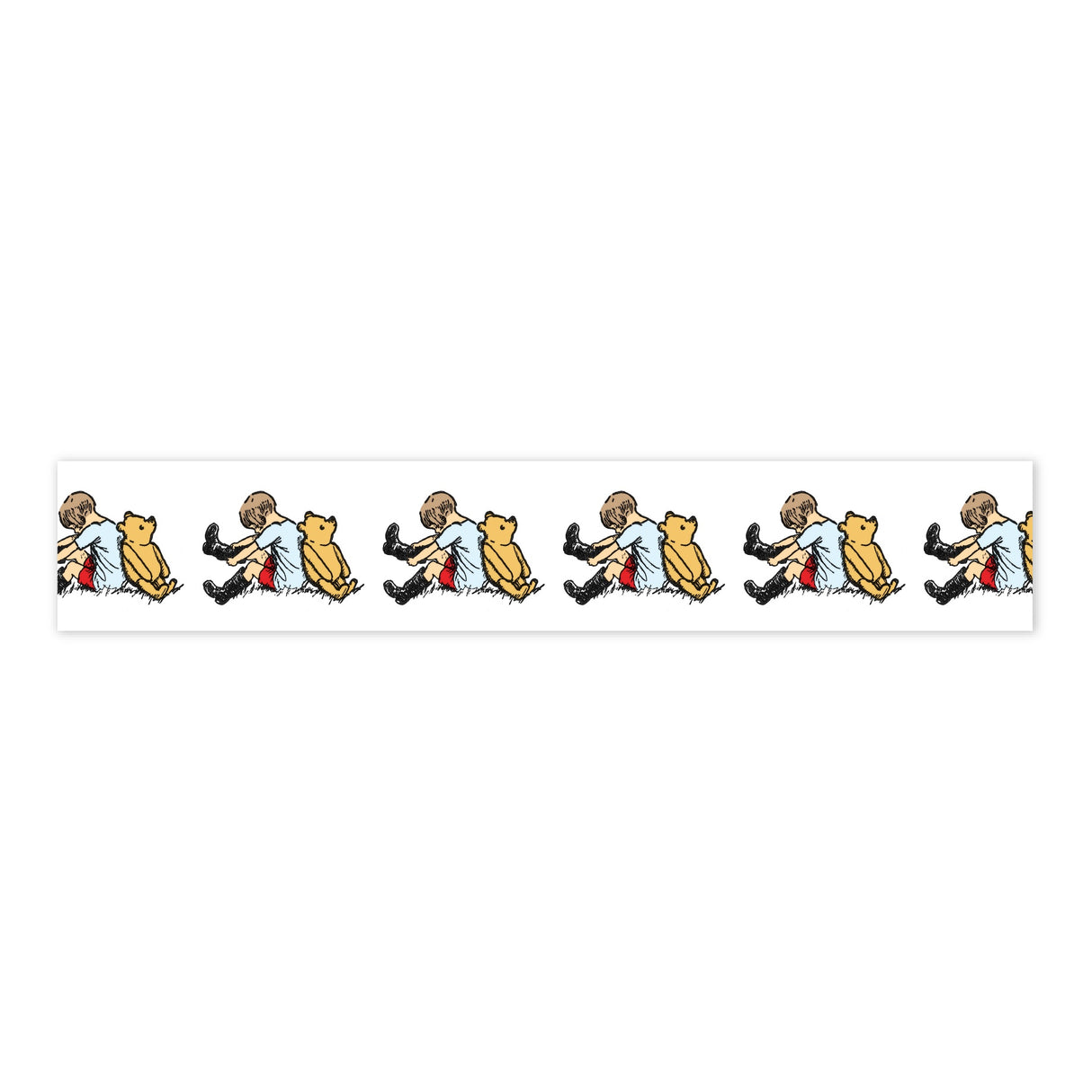 The House At Pooh Corner Washi Tape 30'-Christopher And Pooh