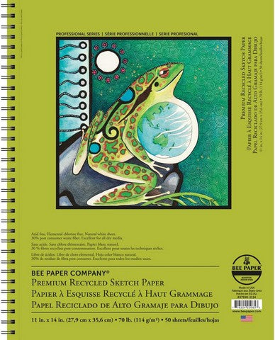 Bee Paper Recycled Sketch Pad,