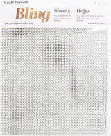 Craft Perfect Gem 10"X10" Gem Sheet 6MM-Silver