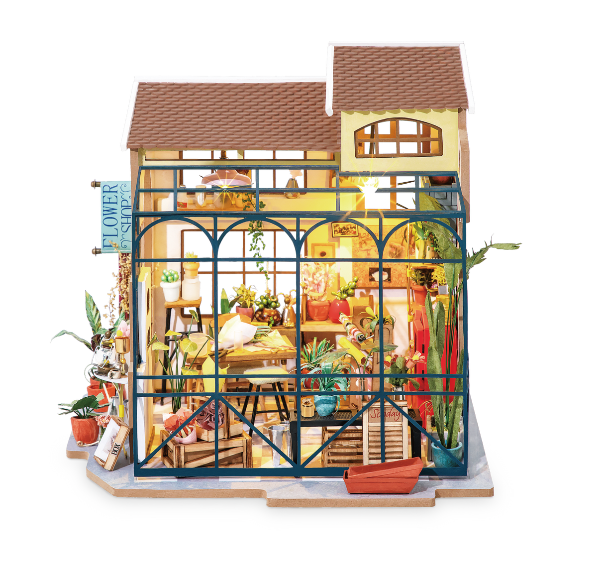 DIY Miniature House Kit: Flower Shop