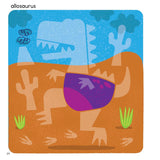 First Fun Sticker Painting: Dinosaurs - 12 Scenes to Create!