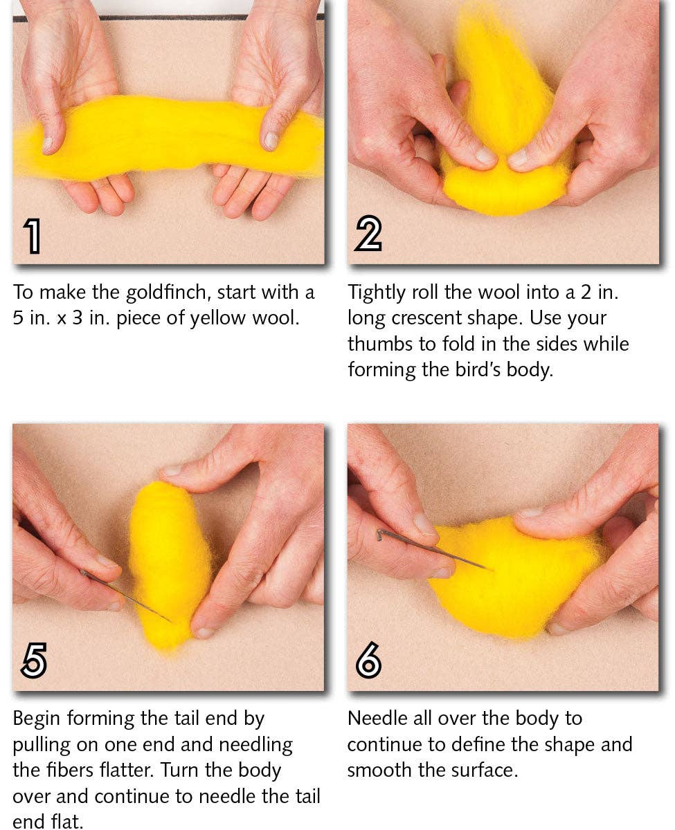 Birds Felting Kit