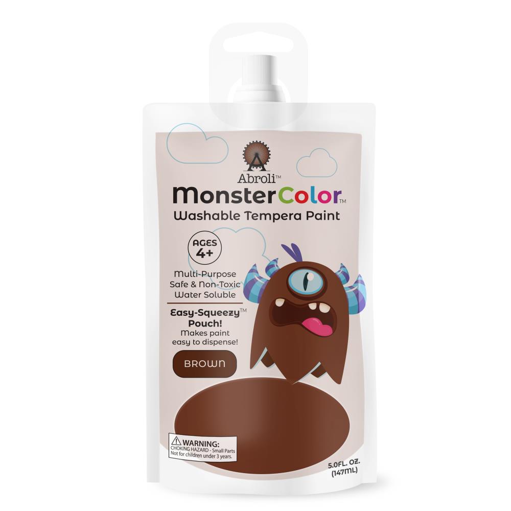 Monster Color Washable Tempera brown
