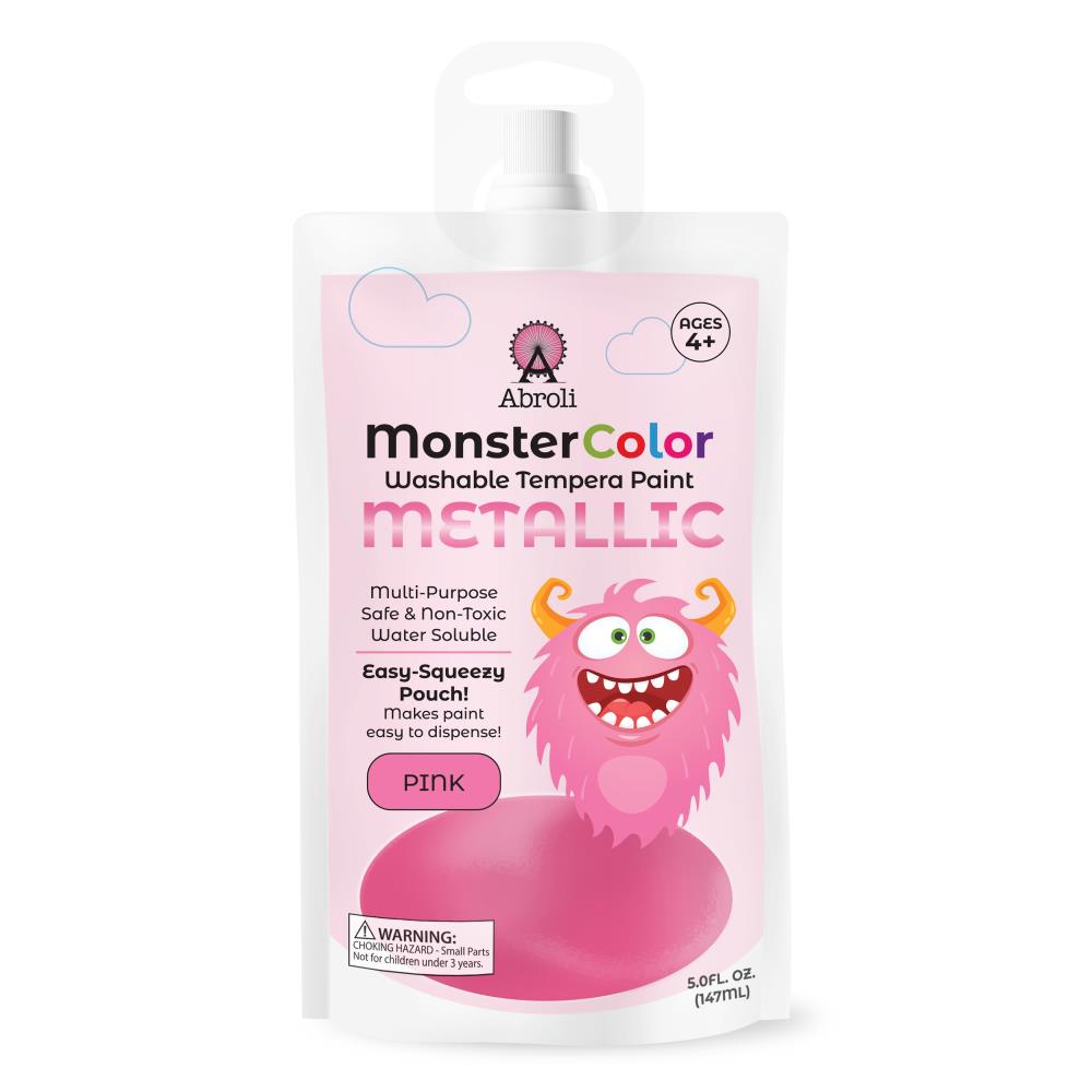 Monster Color Washable Tempera metallic pink