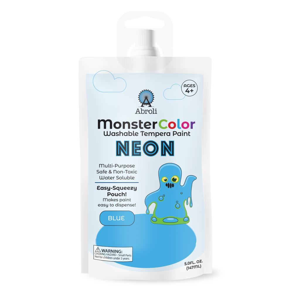 Monster Color Washable Tempera neon blue