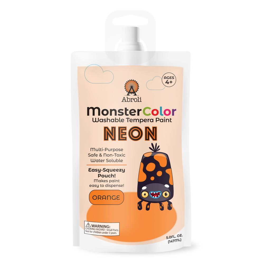 Monster Color Washable Tempera neon orange