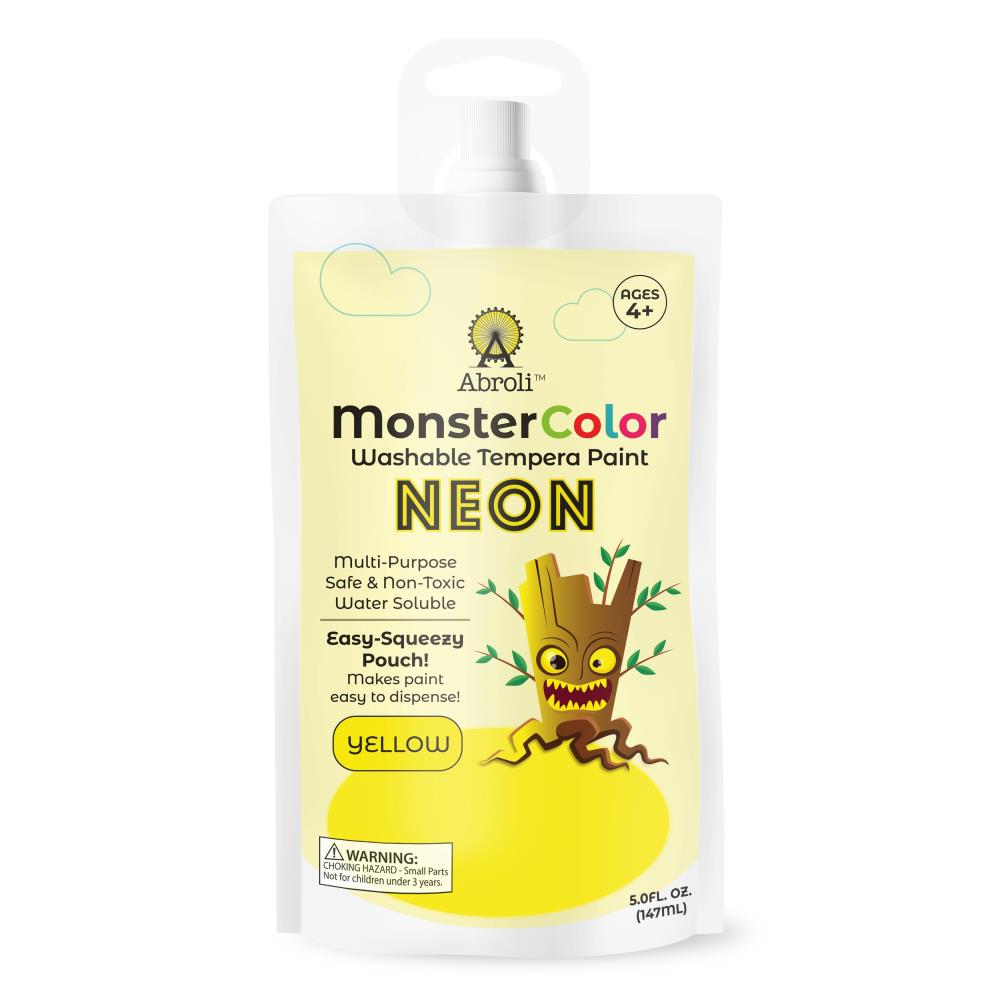 Monster Color Washable Tempera neon yellow