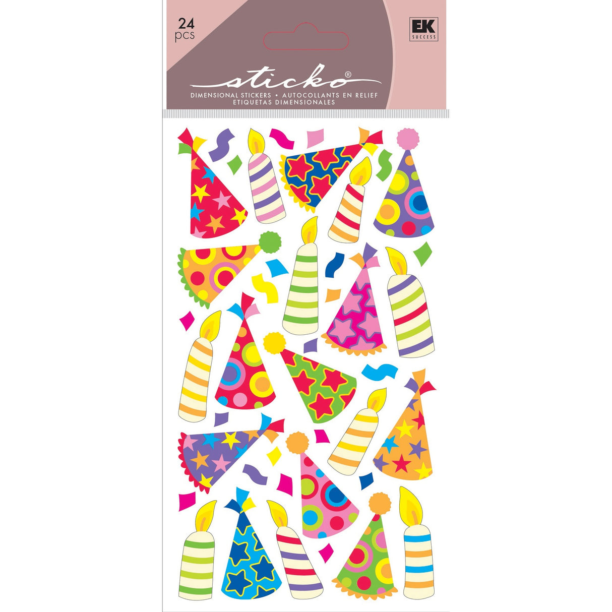 Sticko Stickers-Hats and Candles