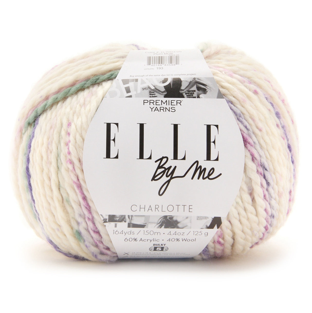 Premier Elle By Me Charlotte Multis Yarn-Plum