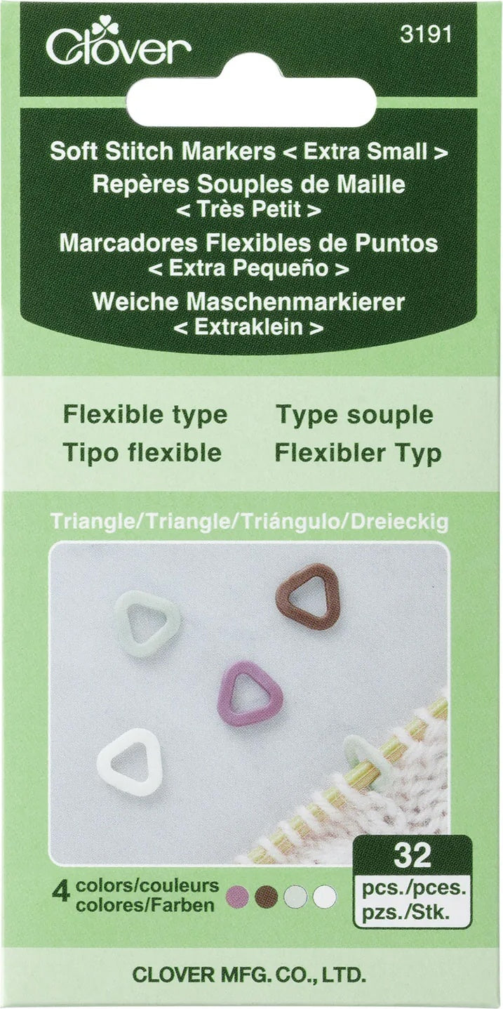 Soft Triangle Stitch Markers-Extra Small