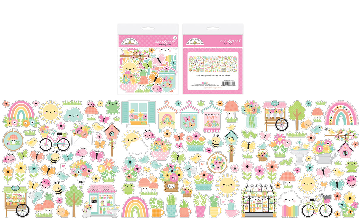 Doodlebug Die-Cuts-Butterfly Kisses