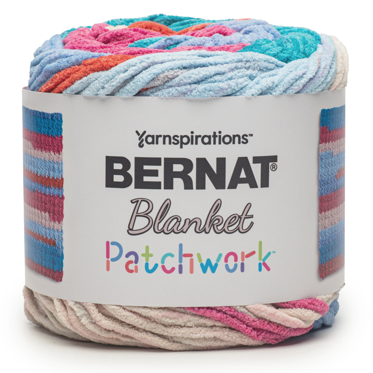 Bernat Blanket Patchwork Yarn-Beach Towel