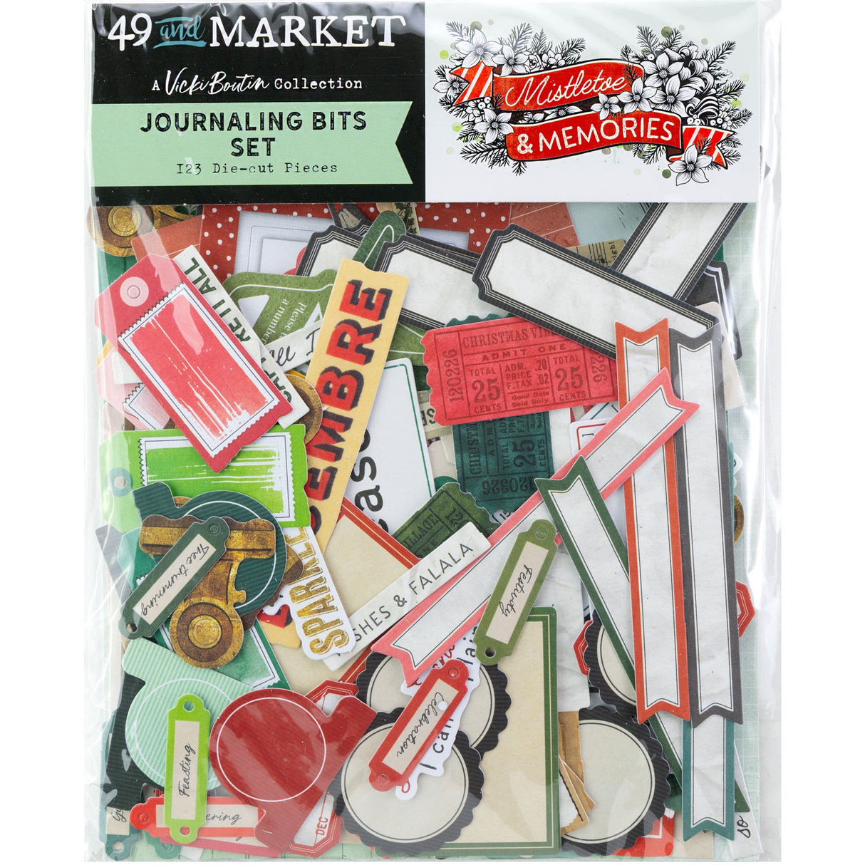 49 And Marketing Die-Cuts-Journaling, Mistletoe And Memories