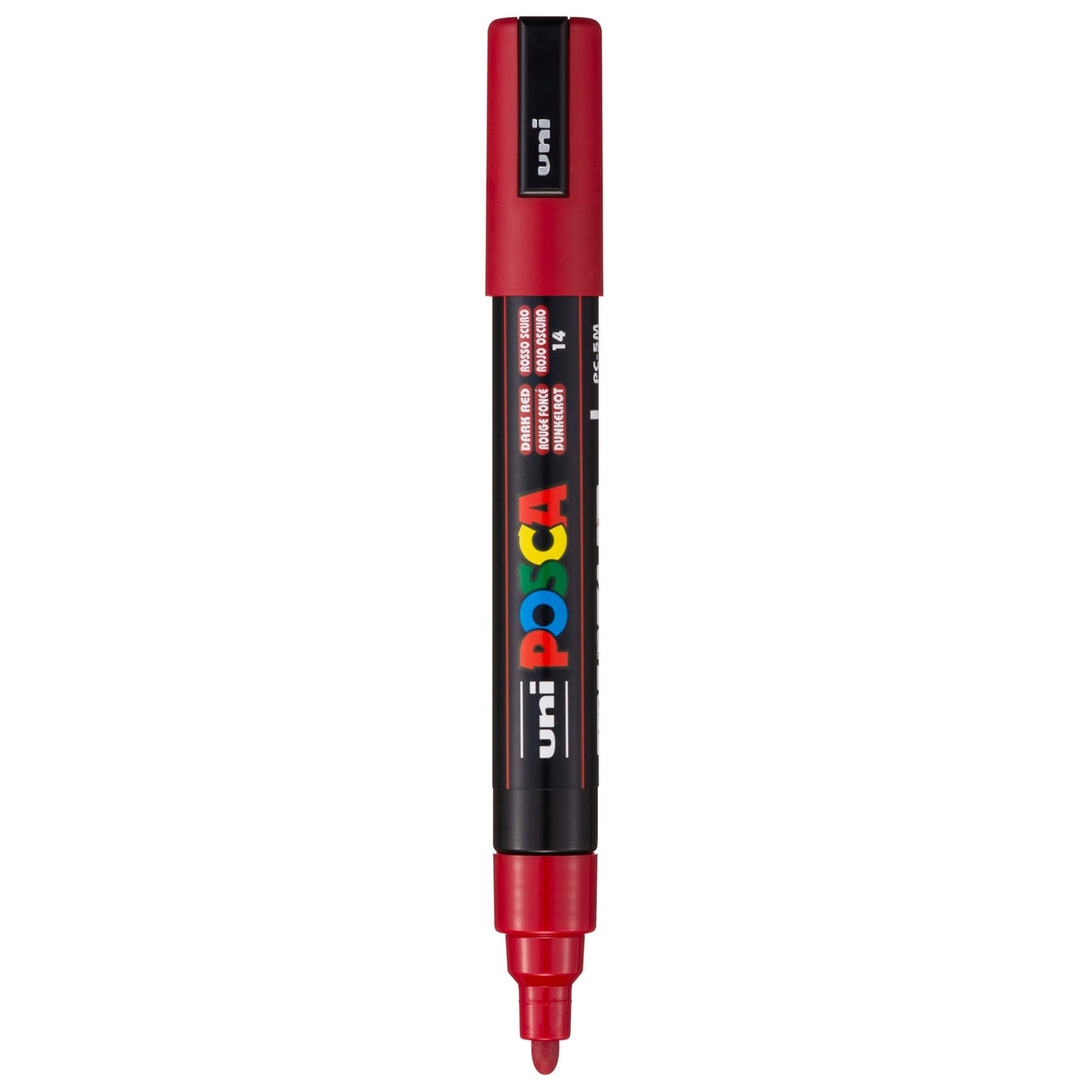 POSCA 5M Medium Bullet Tip 2.5mm Paint Marker-Dark Red