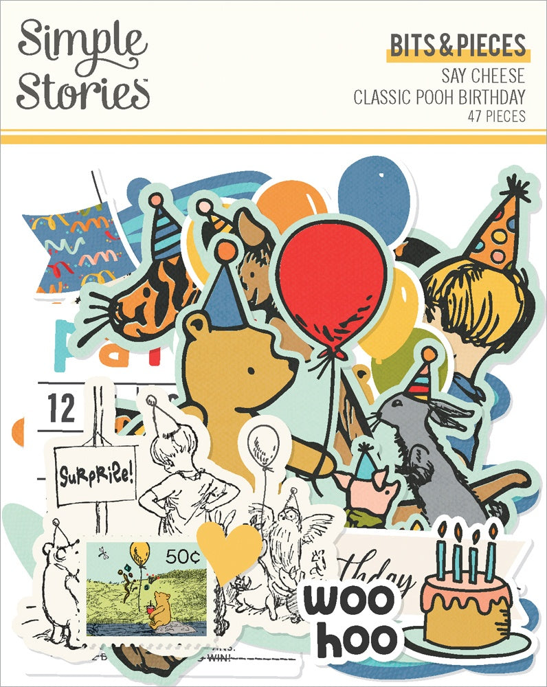 Say Cheese Classic Pooh Bits & Pieces Die-Cuts-Elements